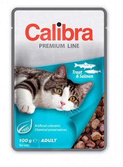 Calibra cat kapsička Premium Adult pstruh a losos 100 g