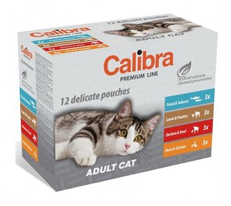 Calibra cat kapsičky Multipack Premium Adult 12 x 100 g