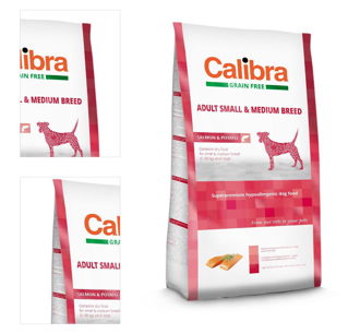 CALIBRA dog GF ADULT medium losos - 12kg 4