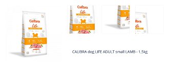 CALIBRA dog LIFE ADULT small LAMB - 1,5kg 1