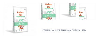 CALIBRA dog LIFE JUNIOR large CHICKEN - 12kg 1