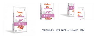 CALIBRA dog LIFE JUNIOR large LAMB - 12kg 1