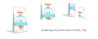 CALIBRA dog LIFE JUNIOR medium CHICKEN - 12kg 1