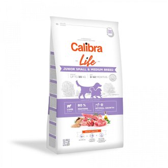 CALIBRA dog LIFE JUNIOR small &amp; medium LAMB - 12kg