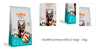 CALIBRA premium ADULT large - 12kg 1