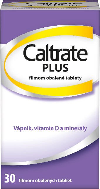 Caltrate PLUS s vysokým obsahom vápnika 30 tabliet