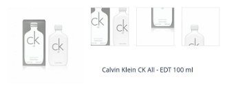 Calvin Klein CK All - EDT 100 ml 1