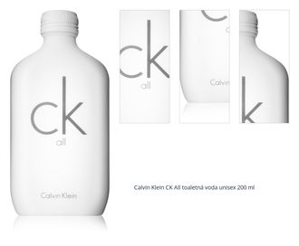 Calvin Klein CK All toaletná voda unisex 200 ml 1