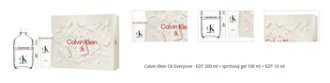 Calvin Klein CK Everyone - EDT 200 ml + sprchový gel 100 ml + EDT 10 ml 1
