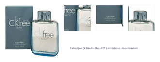 Calvin Klein CK Free For Men - EDT 2 ml - odstrek s rozprašovačom 1