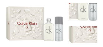 Calvin Klein CK One - EDT 100 ml + dezodorant v spreji 150 ml 3