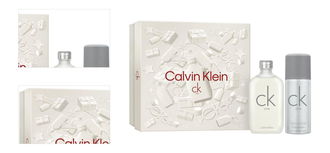 Calvin Klein CK One - EDT 100 ml + dezodorant v spreji 150 ml 4