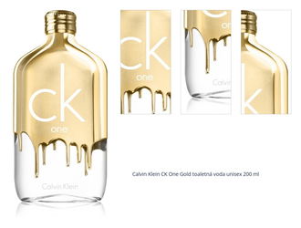 Calvin Klein CK One Gold toaletná voda unisex 200 ml 1