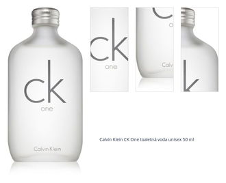 Calvin Klein CK One toaletná voda unisex 50 ml 1