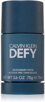Calvin Klein Defy deostick (bez alkoholu) pre mužov 75 g