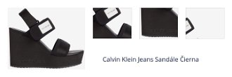 Calvin Klein Jeans Sandále Čierna 1