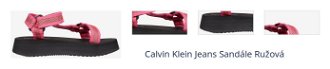 Calvin Klein Jeans Sandále Ružová 1