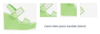 Calvin Klein Jeans Sandále Zelená 1
