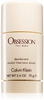 Calvin Klein Obsession for Men deostick (bez alkoholu) pre mužov 75 ml