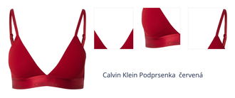 Calvin Klein Podprsenka  červená 1