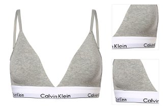 Calvin Klein Podprsenka  kamenná / čierna / biela 3