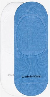 Calvin Klein Ponožky 2 páry Modrá Biela