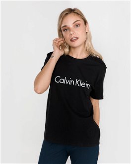 Calvin Klein Tričko na spanie Čierna