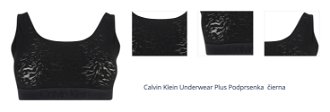 Calvin Klein Underwear Plus Podprsenka  čierna 1
