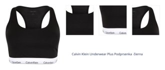 Calvin Klein Underwear Plus Podprsenka  čierna 1