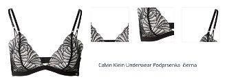 Calvin Klein Underwear Podprsenka  čierna 1