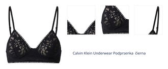 Calvin Klein Underwear Podprsenka  čierna 1