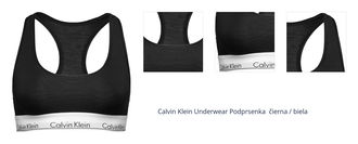 Calvin Klein Underwear Podprsenka  čierna / biela 1