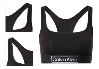 Calvin Klein Underwear Podprsenka 'Reimagine Heritage'  čierna / biela 4