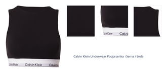 Calvin Klein Underwear Podprsenka  čierna / biela 1