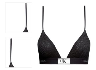 Calvin Klein Underwear Podprsenka  čierna / biela 4