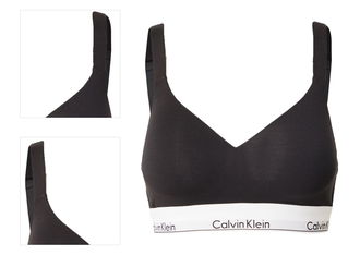 Calvin Klein Underwear Podprsenka  čierna / biela 4