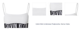 Calvin Klein Underwear Podprsenka 'Intense Power'  čierna / biela 1