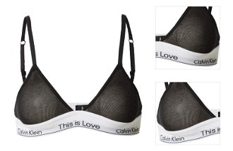 Calvin Klein Underwear Podprsenka  čierna / biela 3