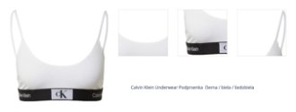 Calvin Klein Underwear Podprsenka  čierna / biela / šedobiela 1