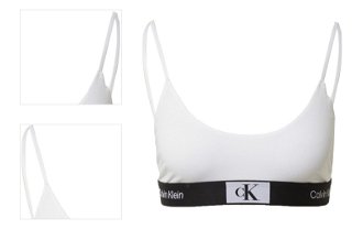 Calvin Klein Underwear Podprsenka  čierna / biela / šedobiela 4
