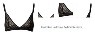 Calvin Klein Underwear Podprsenka  čierna 1