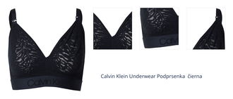 Calvin Klein Underwear Podprsenka  čierna 1