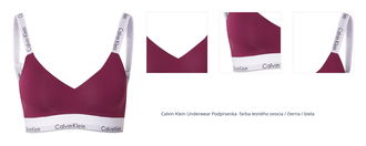 Calvin Klein Underwear Podprsenka  farba lesného ovocia / čierna / biela 1