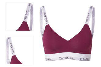 Calvin Klein Underwear Podprsenka  farba lesného ovocia / čierna / biela 4