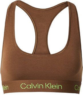 Calvin Klein Underwear Podprsenka  hnedá / svetlozelená