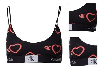 Calvin Klein Underwear Podprsenka  homárová / lososová / čierna / biela 3