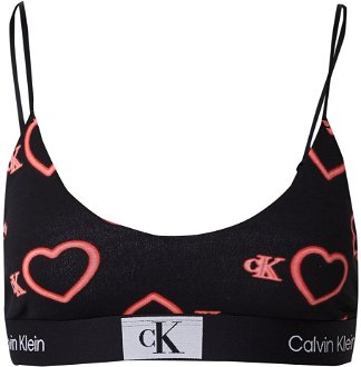 Calvin Klein Underwear Podprsenka  homárová / lososová / čierna / biela 2