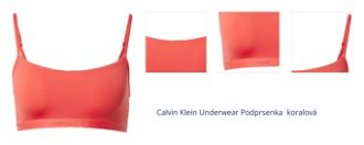 Calvin Klein Underwear Podprsenka  červená 1