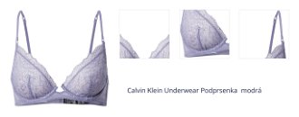 Calvin Klein Underwear Podprsenka  modrá 1