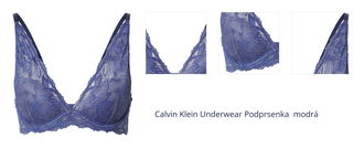 Calvin Klein Underwear Podprsenka  modrá 1